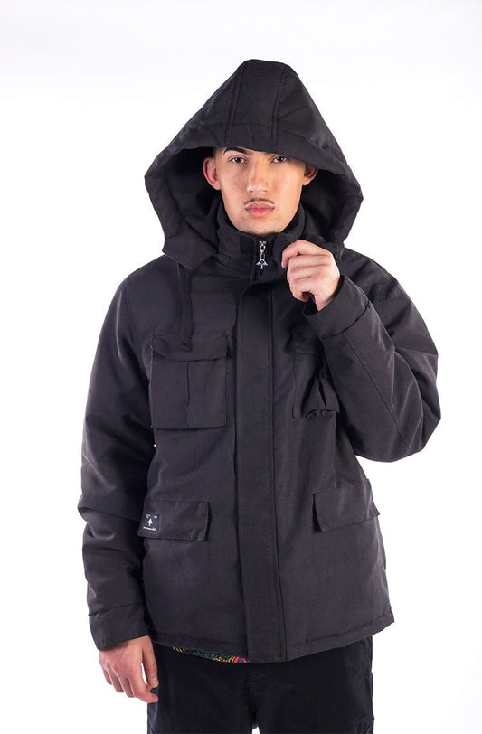 Jaqueta LRG Black Jacket Preto - NewSkull
