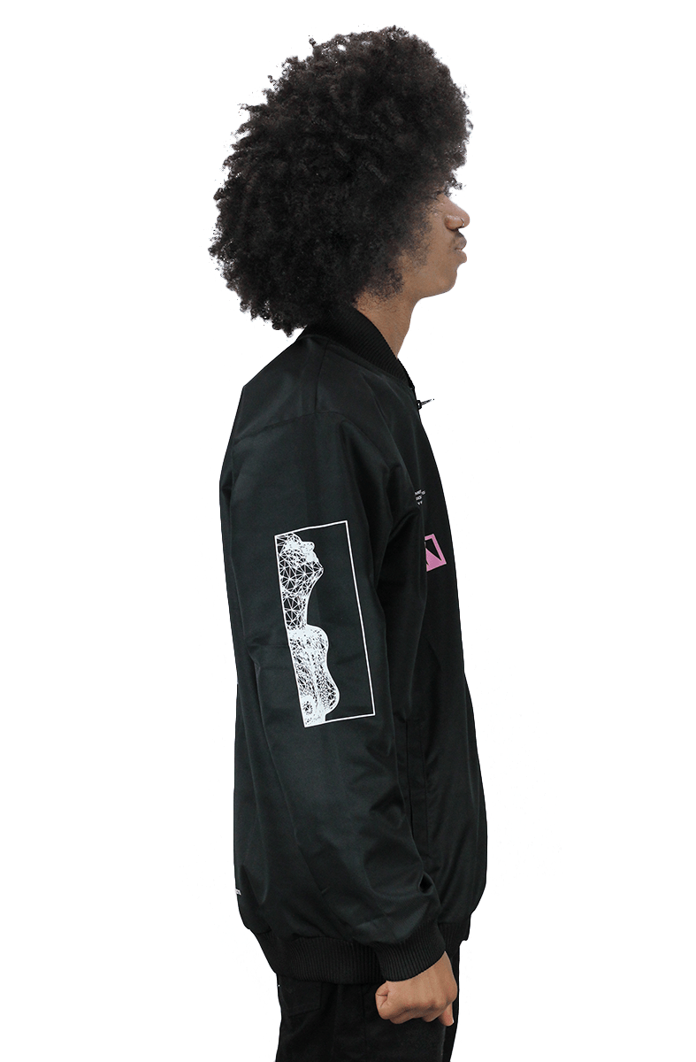 Jaqueta Mess Corta Vento Video Girl Preta - NewSkull