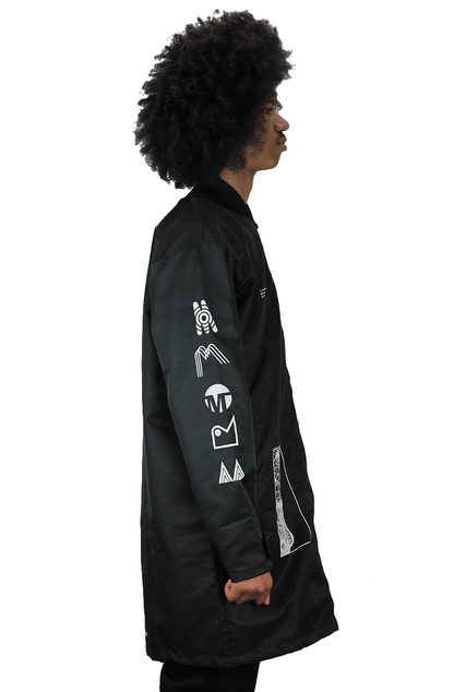 Jaqueta Mess Parka Dope Boy Preta - NewSkull