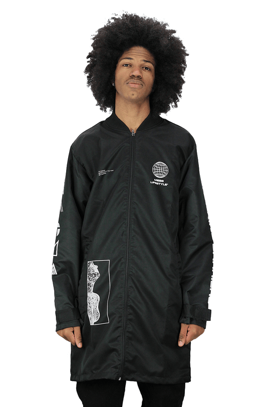 Jaqueta Mess Parka Dope Boy Preta - NewSkull