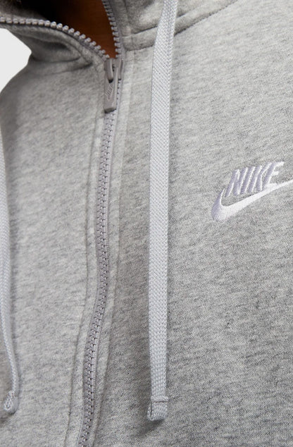 Jaqueta Moletom NIKE SPORTSWEAR Club Fz Cinza - NewSkull