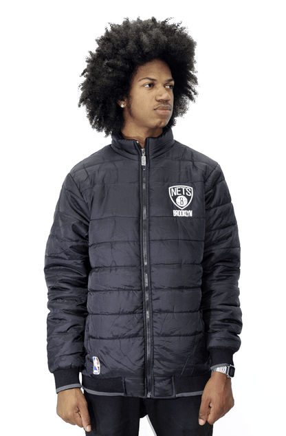 Jaqueta NBA Brooklyn Nets Light Stuff Preta - NewSkull