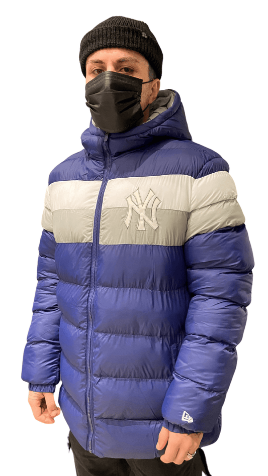 Jaqueta New Era Core Big Neyyan Azul/Branco/Cinza - NewSkull