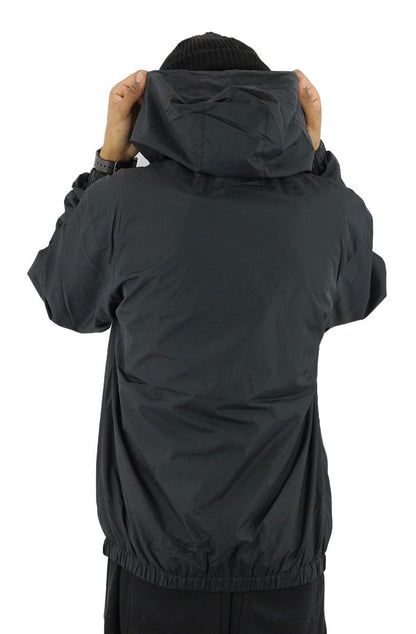 Jaqueta NEW ERA Corta Vento New York NY Capuz Preta - NewSkull