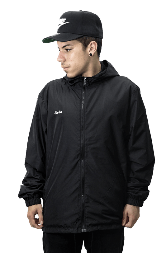 Jaqueta New Era Corta Vento Preto - NewSkull