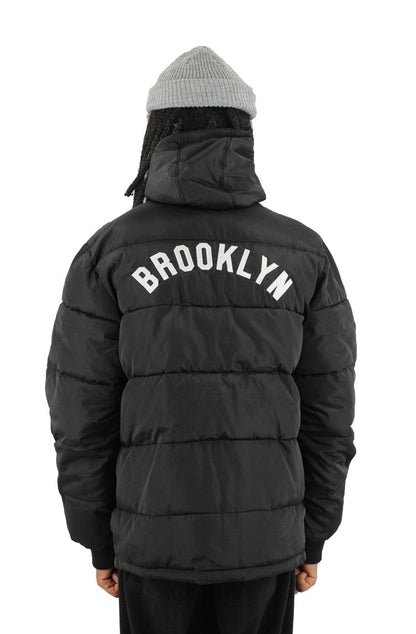 Jaqueta New Era Estofada Bomber Brooklyn Dodgers Mlb Preta - NewSkull