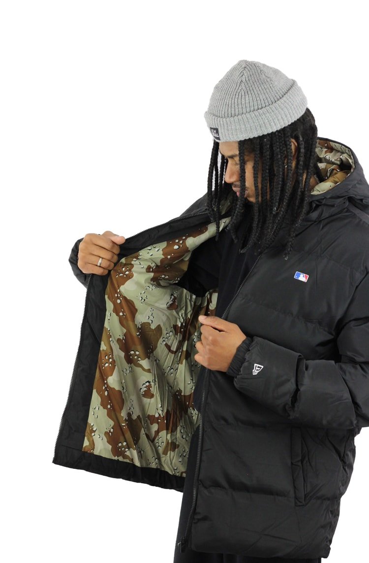 Jaqueta New Era Estofada Bomber New York Yankees Preta - NewSkull