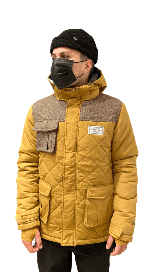 Jaqueta New Era Ski Style Modern Classic Marron/Verde - NewSkull