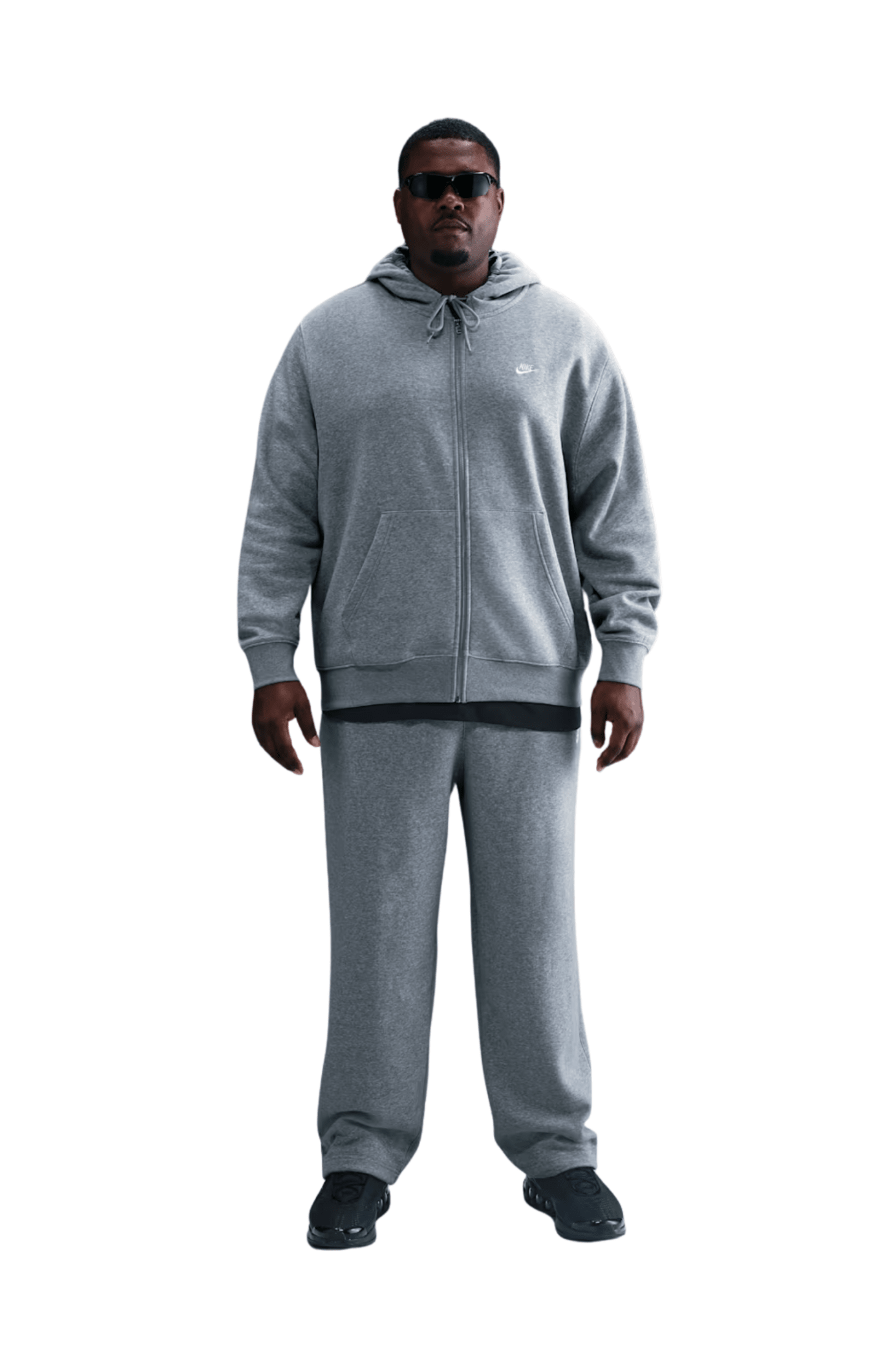 Jaqueta Nike Club Masculino Cinza - NewSkull
