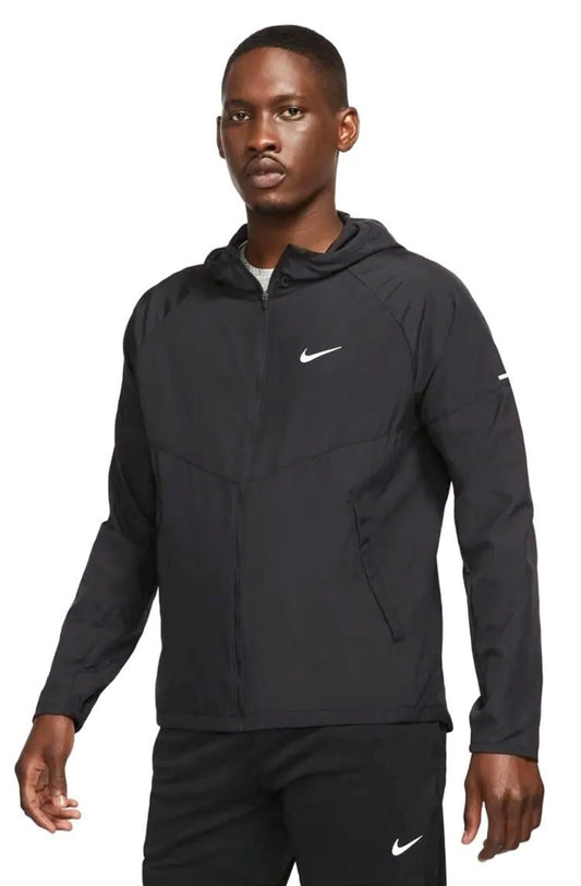 Jaqueta Nike Corta Vento Repel Miler Preto/Branco - NewSkull
