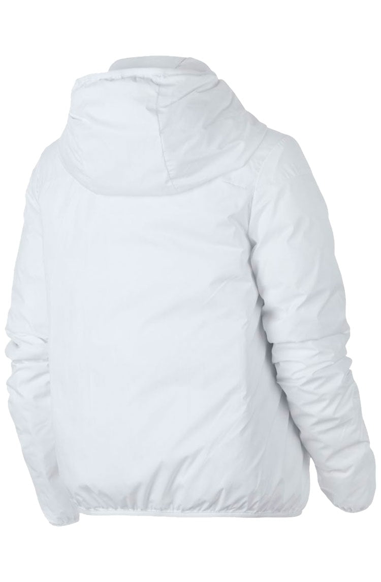 Jaqueta Nike Dupla Face Sportswear Windrunner Down - Fill Feminina Branco/Creme - NewSkull