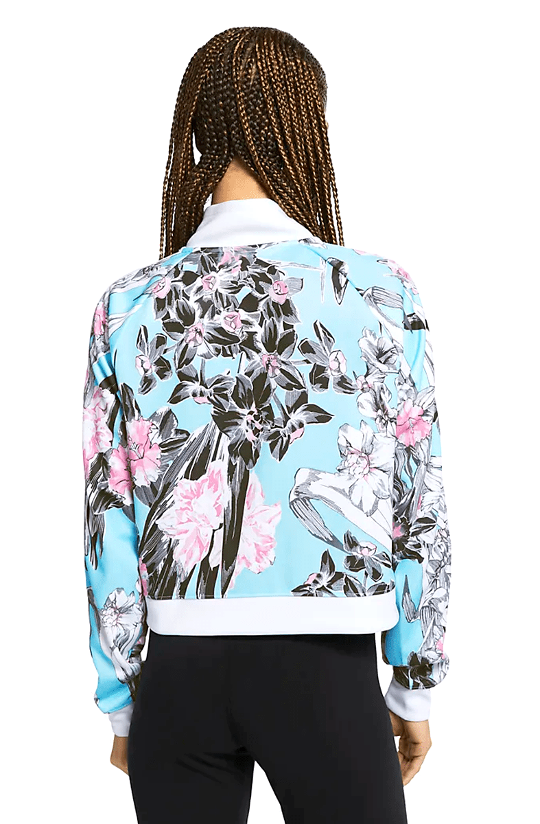 JAQUETA NIKE HYPERFLORA FEMININA FLORAL AZUL - NewSkull
