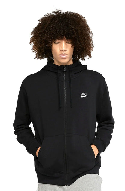 Jaqueta Nike Moletom Sportswear Club Hoodie Preto - NewSkull