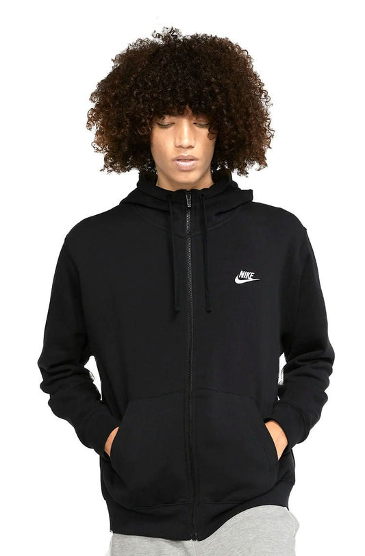 Jaqueta Nike Moletom Sportswear Club Hoodie Preto - NewSkull
