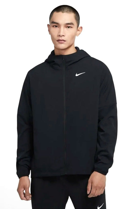 Jaqueta Nike Run Stripe Masculina Preto/Cinza - NewSkull