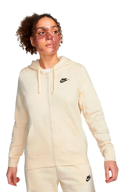 Jaqueta Nike Sportswear Club Fleece Feminina Amarelo/Preto - NewSkull