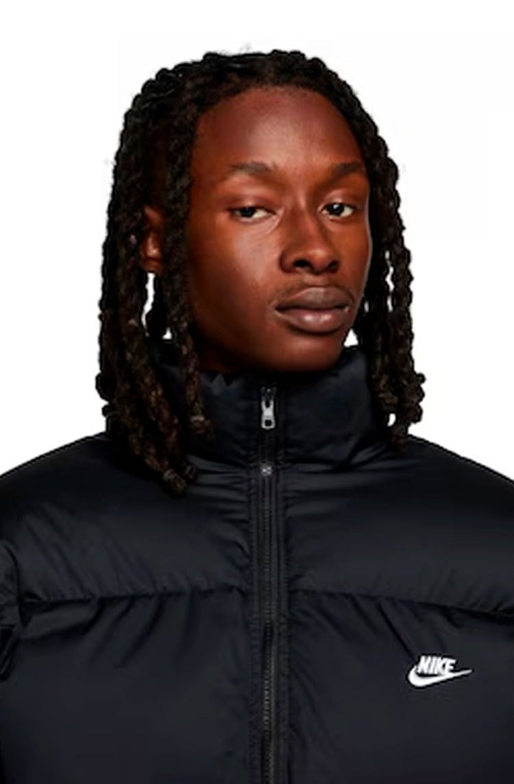 Jaqueta Nike Sportswear Club Puffer Masculino Preto - NewSkull