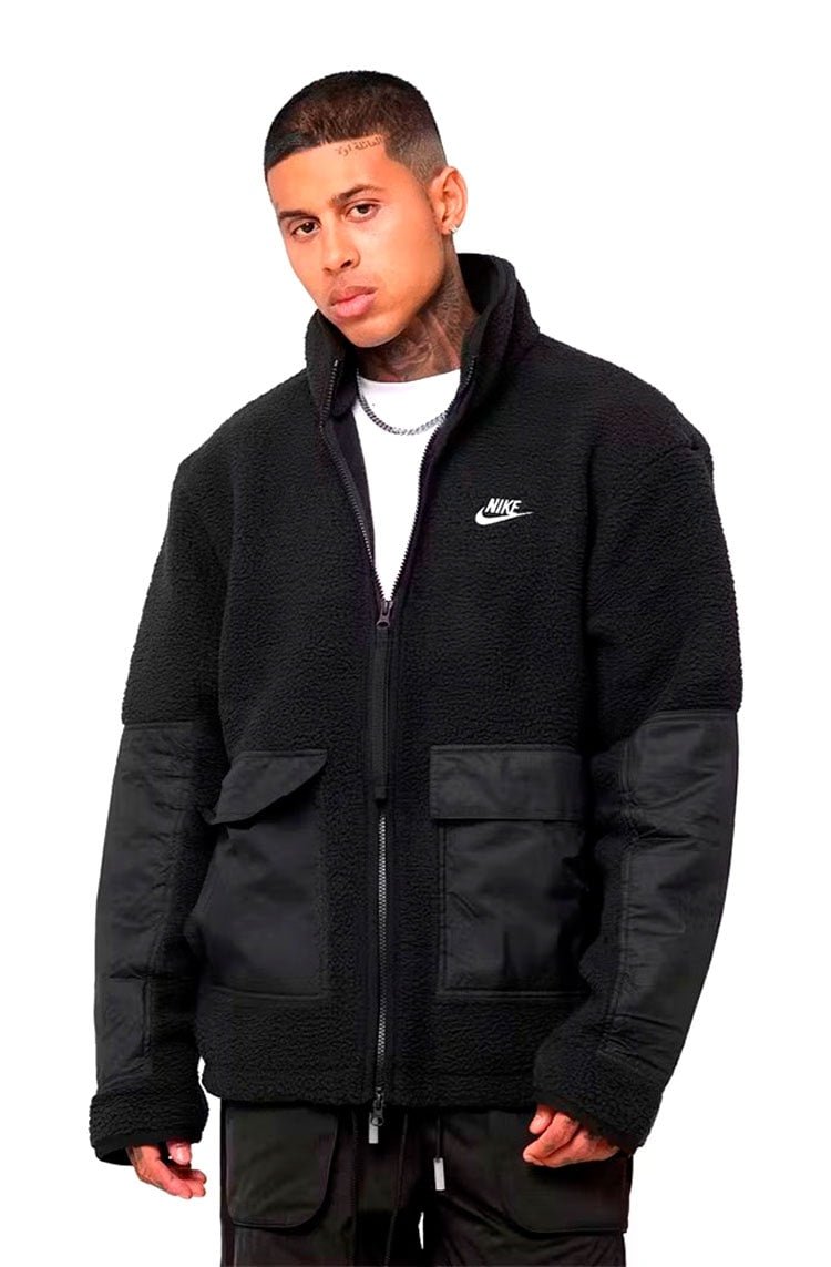 Jaqueta Nike Sportswear NSW Sherpa Masculino Preto - NewSkull