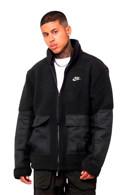 Jaqueta Nike Sportswear NSW Sherpa Masculino Preto - NewSkull
