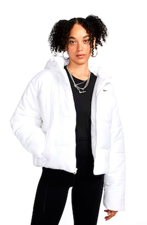 Jaqueta Nike Sportswear Puffer Feminino Branco - NewSkull