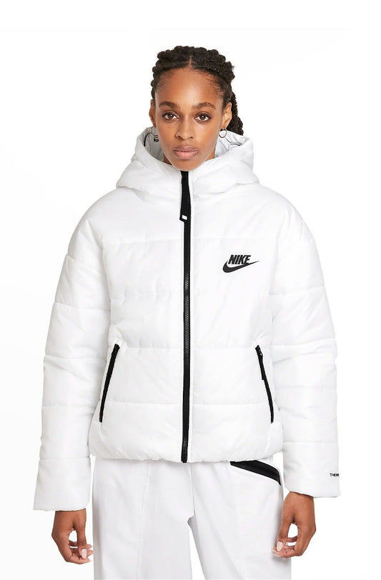 Jaqueta Nike Sportswear Therma - FIT Repel Classic Feminina Branco/Preto - NewSkull