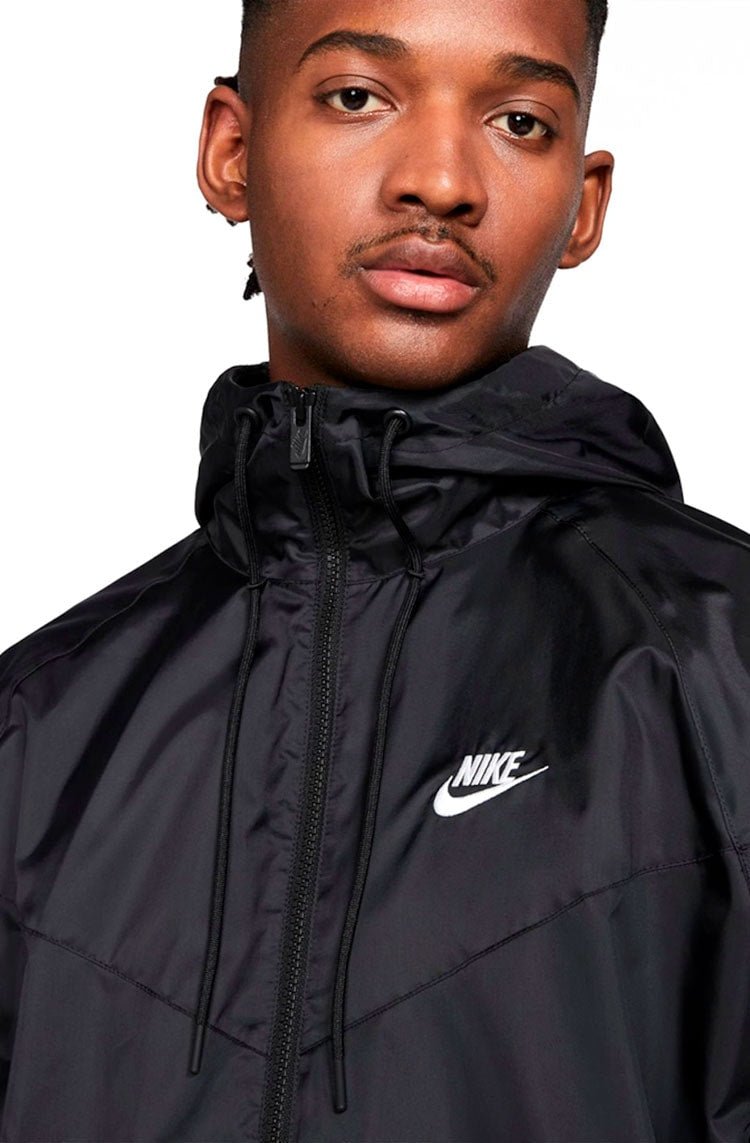 Jaqueta Nike Sportswear Windrunner Masculina Preto/Branco - NewSkull