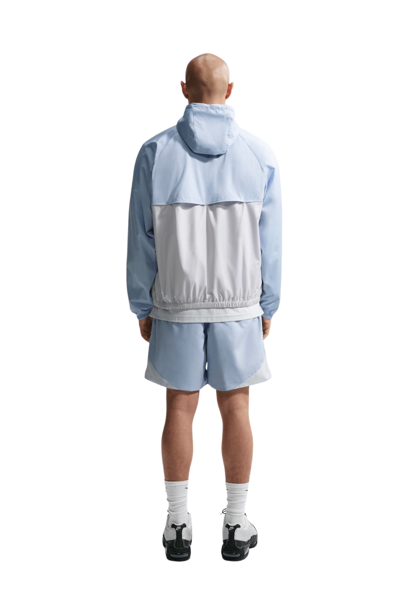 Jaqueta Nike Windrunner Masculino Azul/Cinza - NewSkull