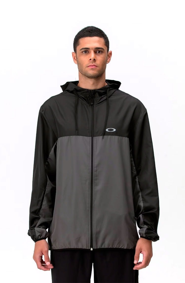 Jaqueta Oakley Mod Blocked Jacket Preto/Cinza - NewSkull