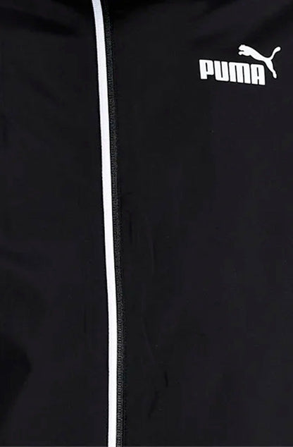 Jaqueta PUMA Corta Vento ESS Solid Masculina Preta/Branco - NewSkull