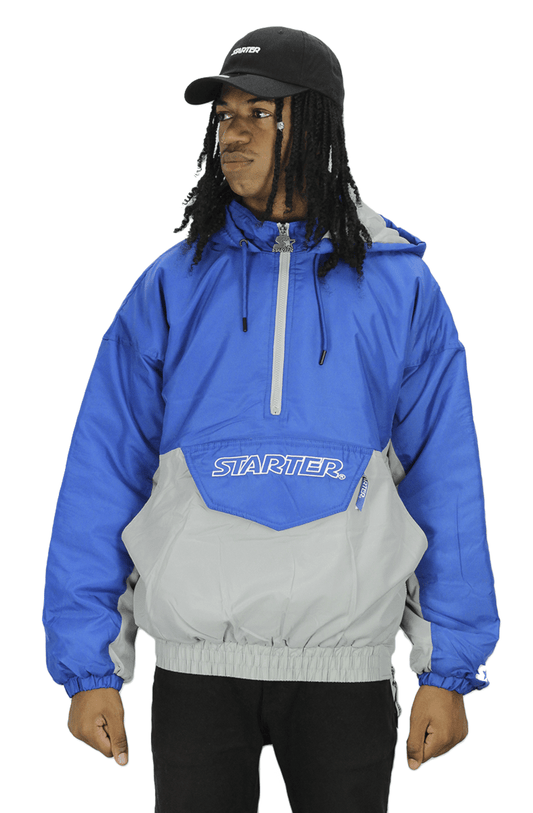 Jaqueta Starter Anorak Estofada Azul - NewSkull
