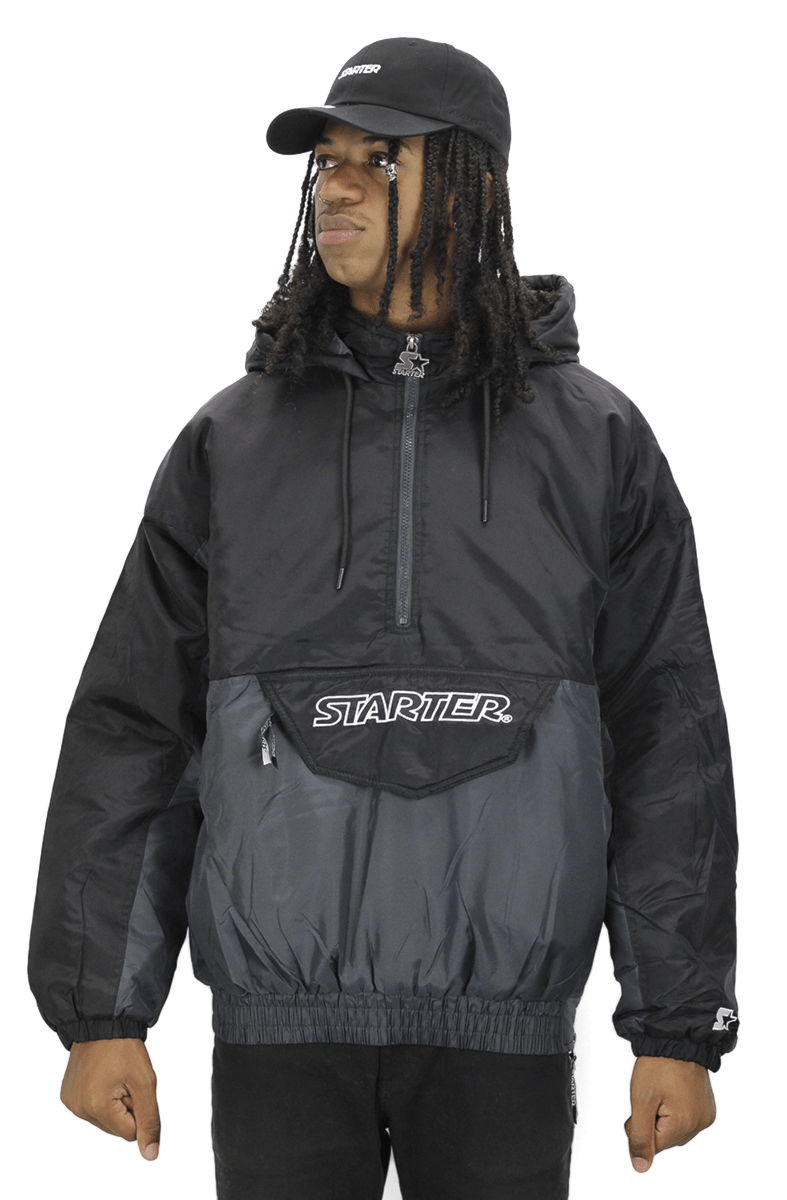 Jaqueta Starter Anorak Estofada Preto - NewSkull