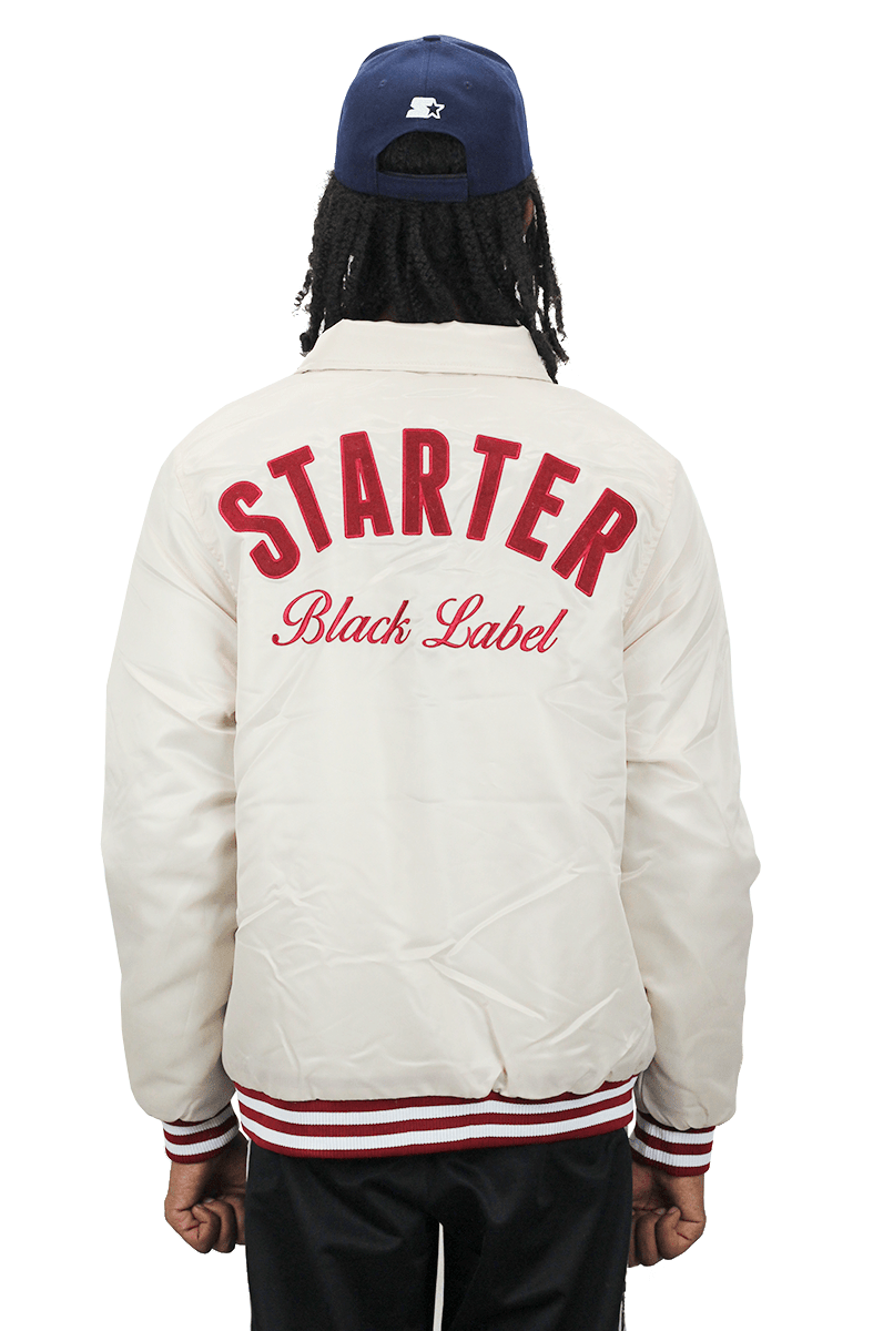 JAQUETA STARTER BLACK LABEL ESTOFADA BEGE - NewSkull