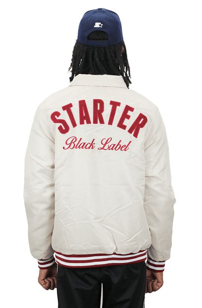 JAQUETA STARTER BLACK LABEL ESTOFADA BEGE - NewSkull