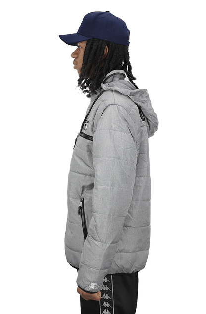 JAQUETA STARTER COMPTON CAPUZ ESTOFADA CINZA - NewSkull