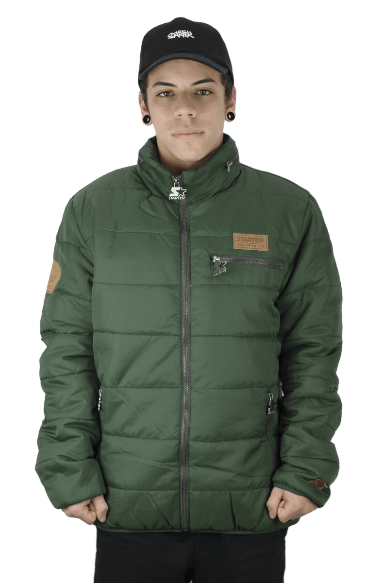 Jaqueta Starter Estofada Verde - NewSkull