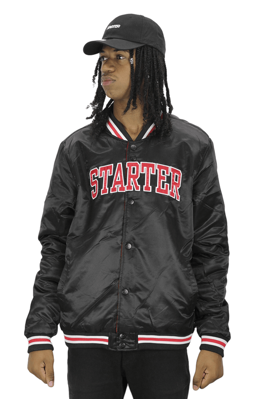 Jaqueta Starter Reversível Preto/Vermelho - NewSkull