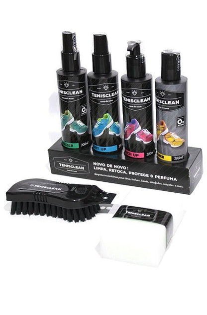 Kit de Limpeza TenisClean 4 x 200ml - NewSkull