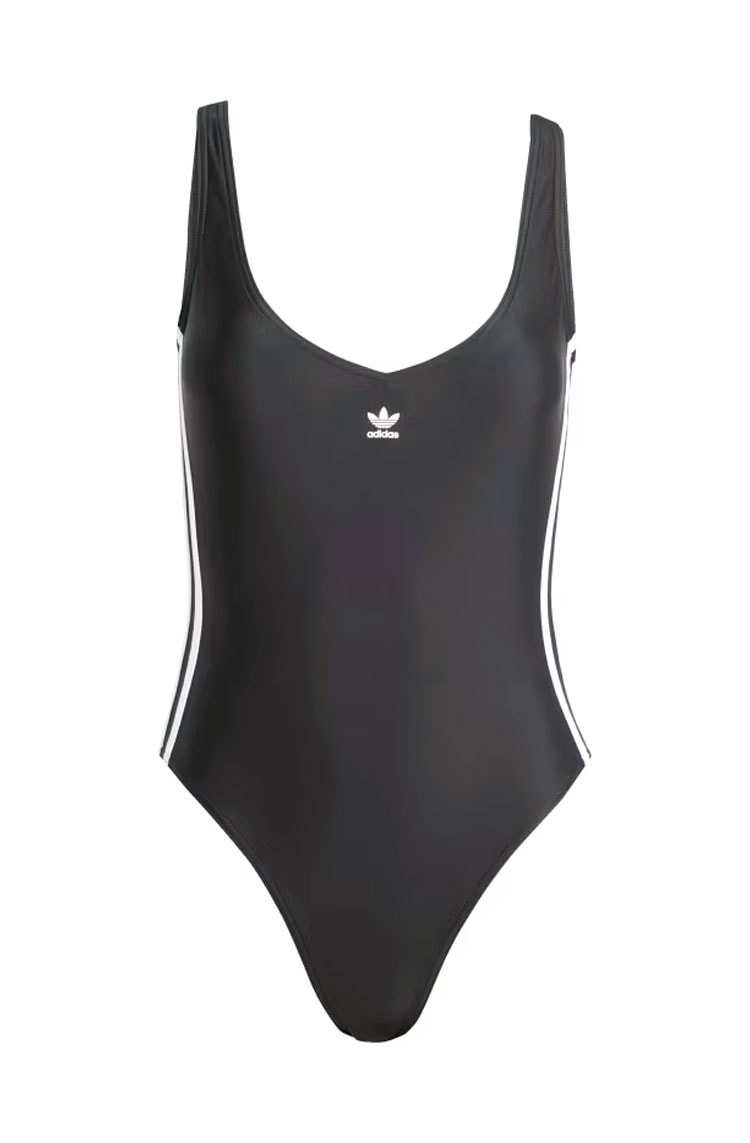 Maiô Adidas Adicolor Swimst 3 - stripes Preto - NewSkull