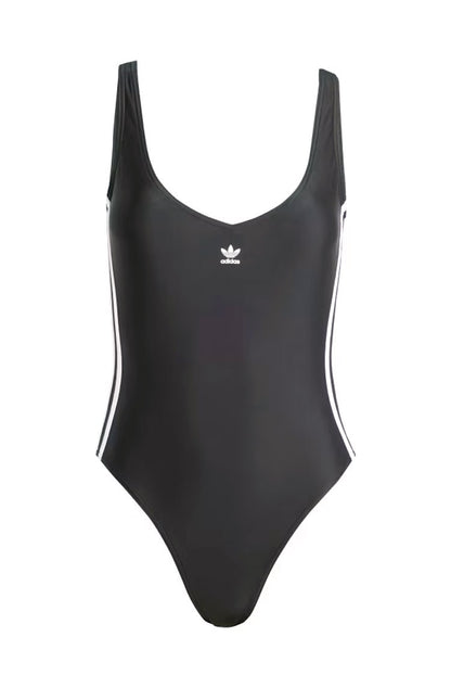 Maiô Adidas Adicolor Swimst 3 - stripes Preto - NewSkull