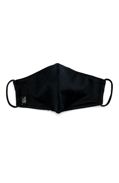 Mascara NewSkull Neoprene Dupla Preta - NewSkull