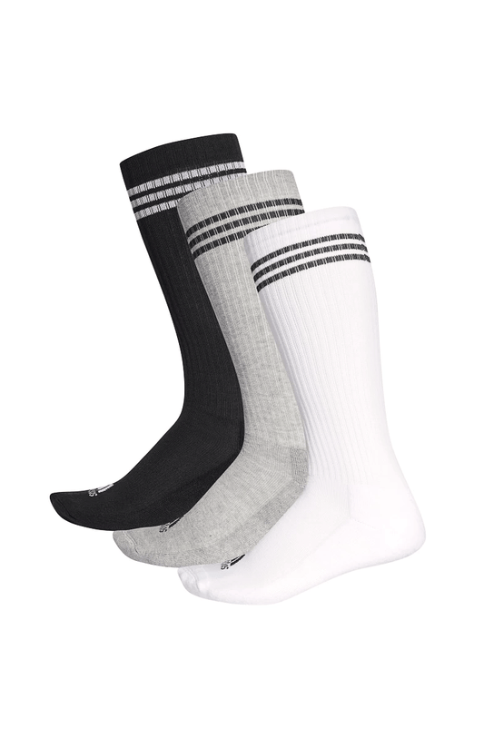 MEIA ADIDAS CANO ALTO 3 STRIPES 3 PARES - NewSkull