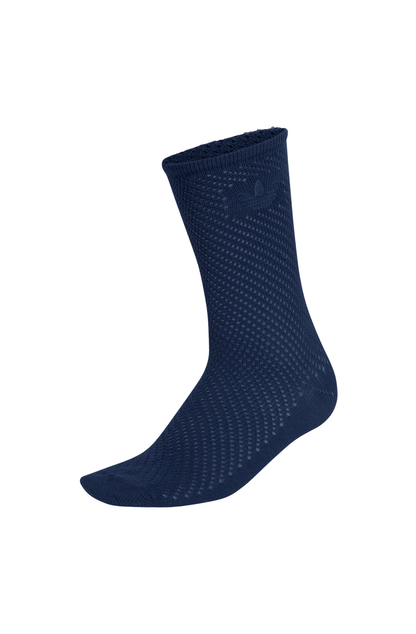 Meia Adidas Crochê 2 Pares Azul Marinho - NewSkull