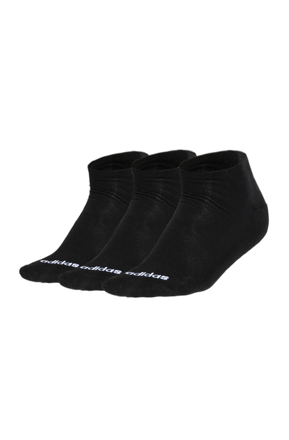 Meia Adidas Low Cut 3 Pares Preto - NewSkull