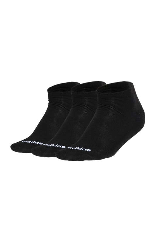 Meia Adidas Low Cut 3 Pares Preto - NewSkull