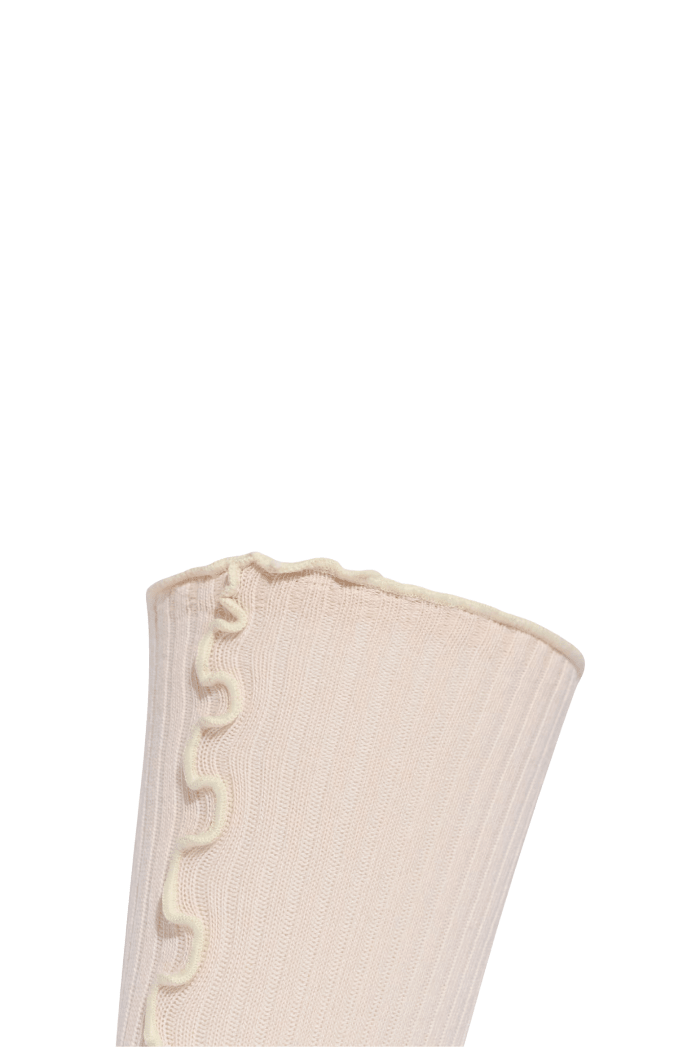 Meia Adidas Ruffle Crew 2 Pares Off-White - NewSkull
