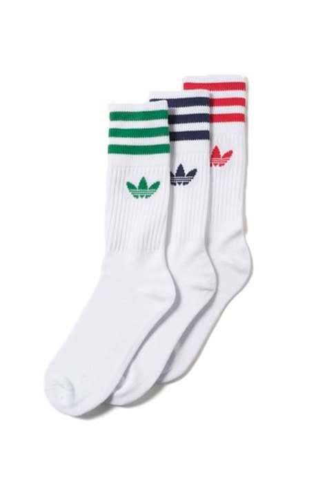 Meia Adidas Trefoil - 3 Pares - NewSkull