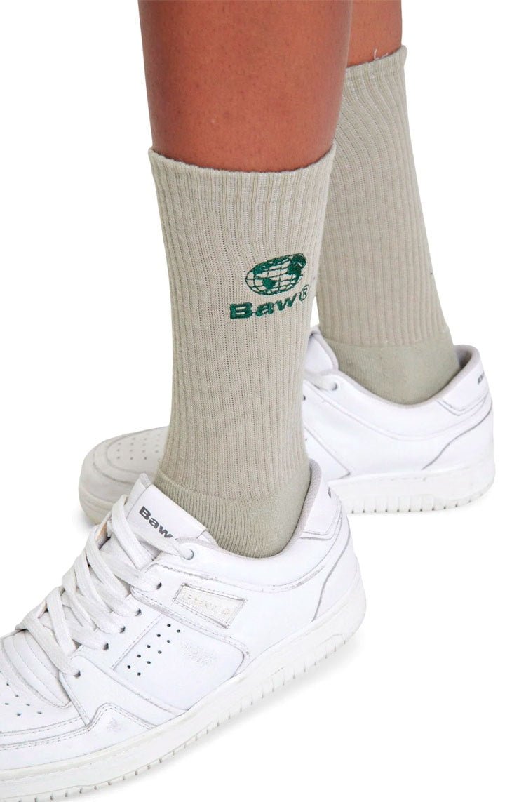 Meia Baw World Off White - NewSkull