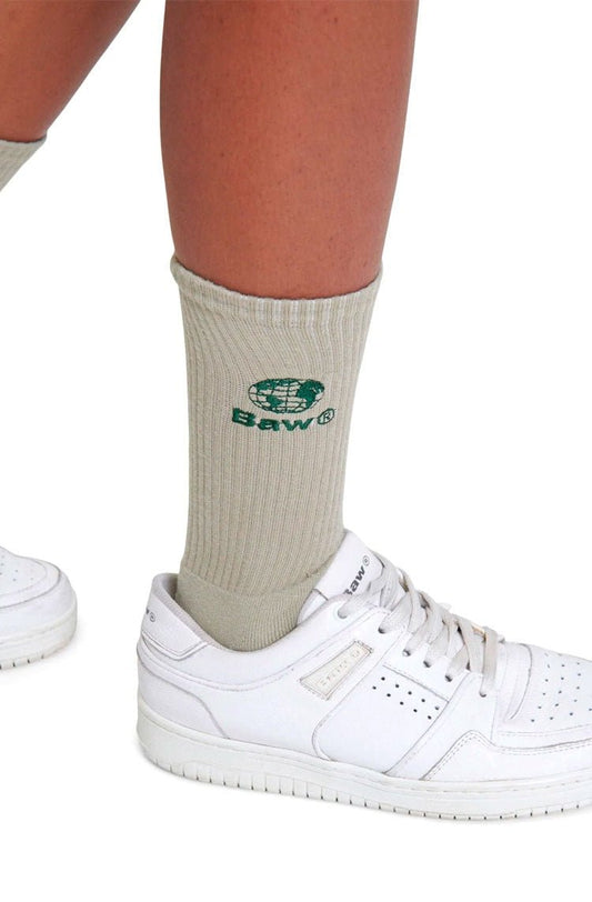 Meia Baw World Off White - NewSkull