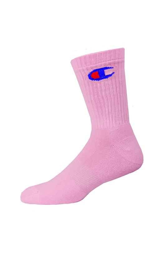 Meia Champion Crew Rosa - NewSkull