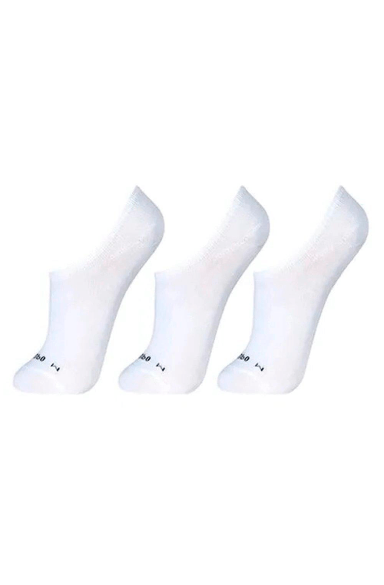 Meia Lupo Sport Sapatilha Kit 3 Pares Branca/Branca/Branca - NewSkull